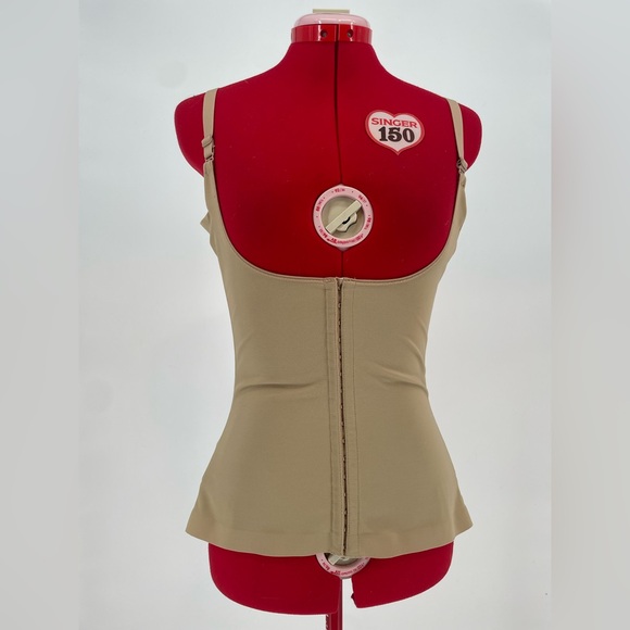 Flexees Other - 2FOR$30 Flexees Maidenform Nude Torsette Firm Shaper / Front Closure Tank Top